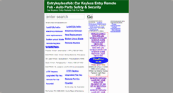 Desktop Screenshot of entrykeylessfob.com