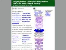 Tablet Screenshot of entrykeylessfob.com